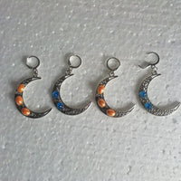 Ensemble de Boucles d'Oreilles Croissant de Lune