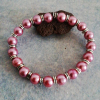 Bracelet Perles Roses