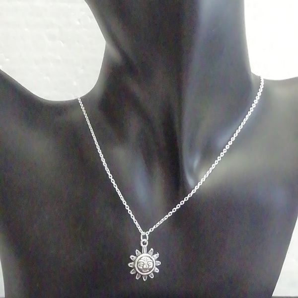 Collier Argent 925 et son Soleil