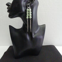 Collection Pulsion Boucles d'Oreilles Vert d'Eau