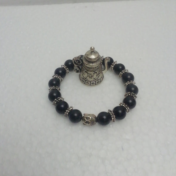 Bracelet avec ses Perles Obsidienne