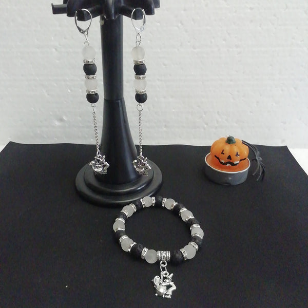 Ensemble Blanc et Noir Halloween