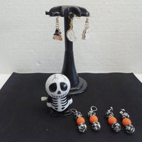 Cinq Paires de Boucles D'Oreilles Halloween