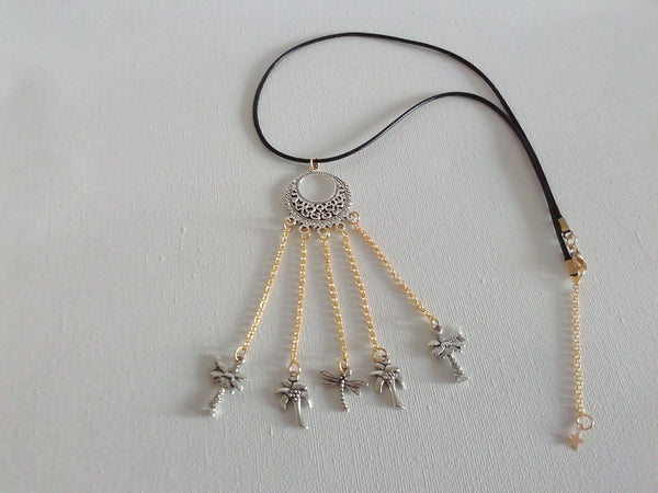 Cordon Ciré Noir Palmier